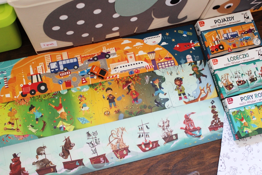 Puzzle dla 2-3 latków – Seria układam i opowiadam Kapitan Nauka