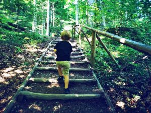 Sokolica z dzieckiem