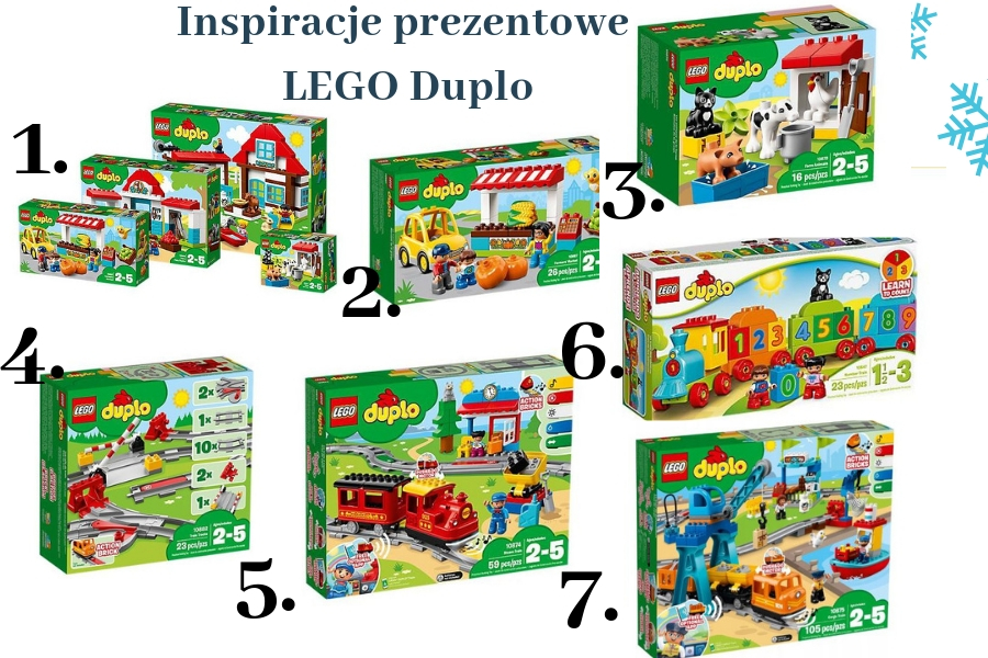 Inspiracje prezentowe na gwiazdkę LEGO Duplo 