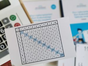 tabliczka mnożenia z przedszkolakiem
