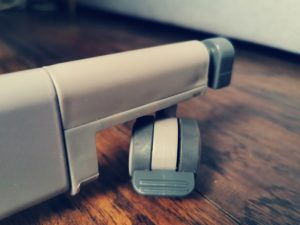 Mobilność tego łóżeczka czyni go mega funkcjonalnym gadżetem